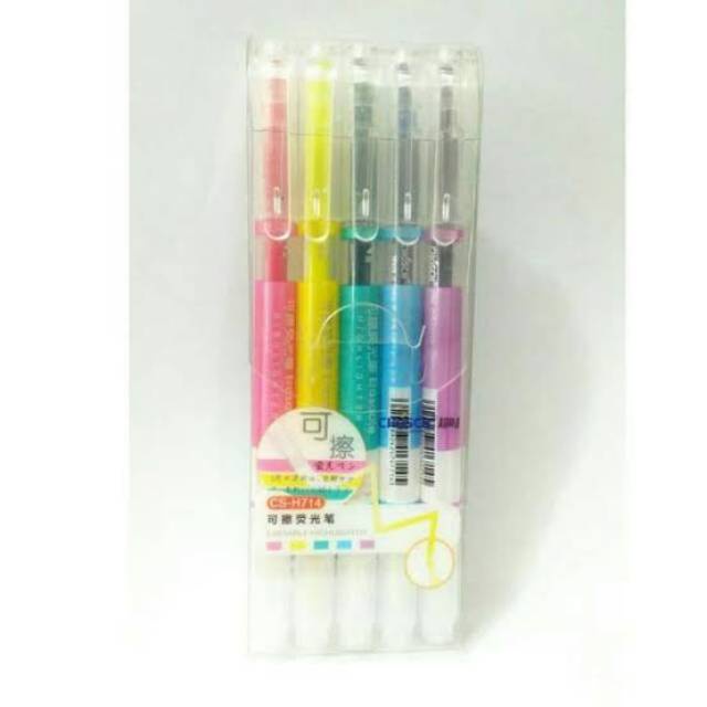 

Highlighter Hapus Erasable CHOSCH (5pc)