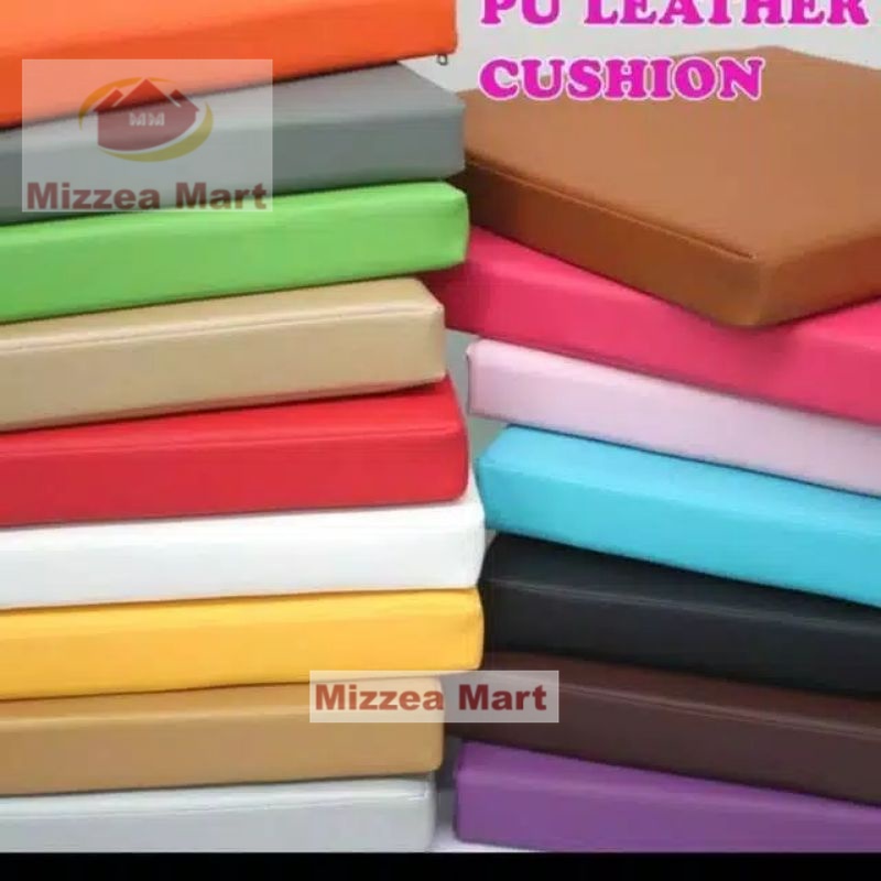 MizzeaMart alas duduk kursi kayu jati ukuran request busa rebounded sarung oscar