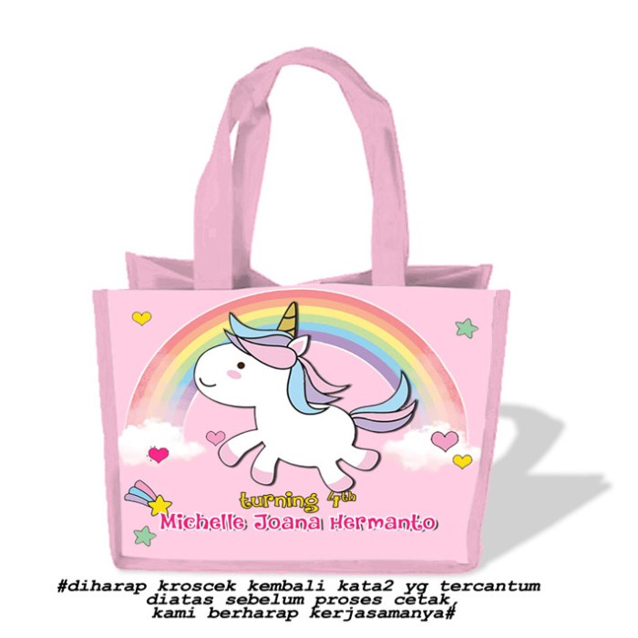 

Tas Goodie Bag Souvenir Ultah, Aqiqah - 25*20*20