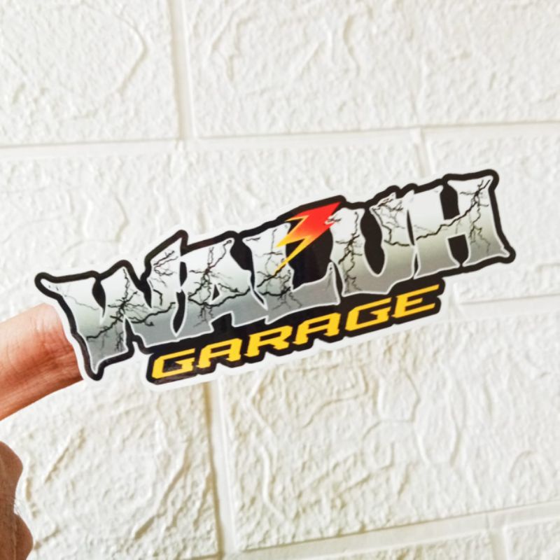 STIKER WALUH GARAGE