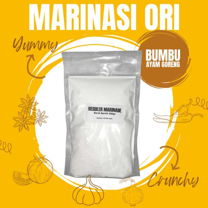 

Produk Terbaru MurMer Bumbu Marinade Original - Bumbu Marinasi Ayam Goreng