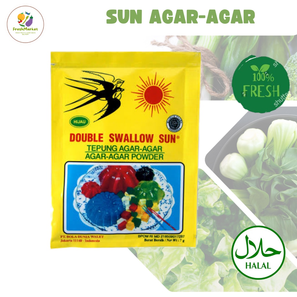 

Swallow Sun Agar-Agar Per 7 Gram Freshmarketlampung