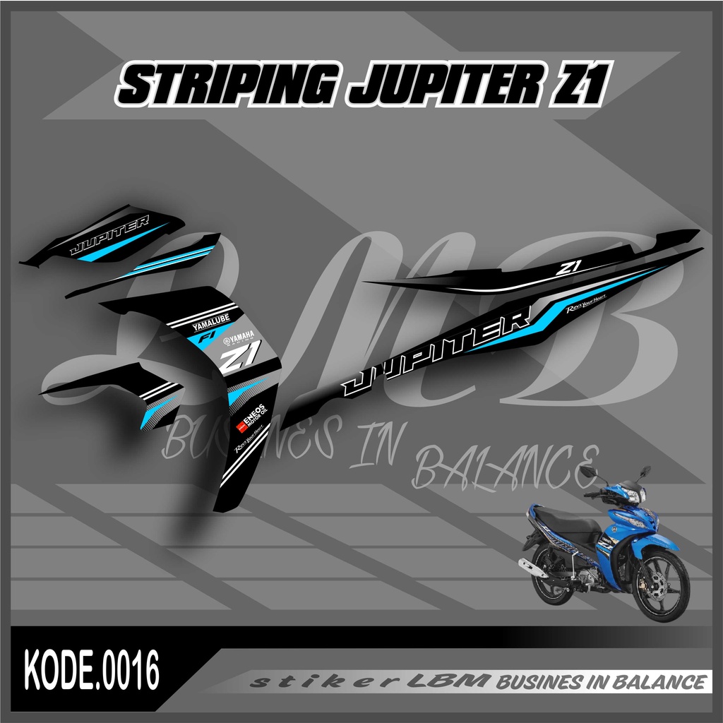 Stiker STRIPING Jupiter Z1 Jupiter RC Decal Striping Jupiter Z1 Premium Racing