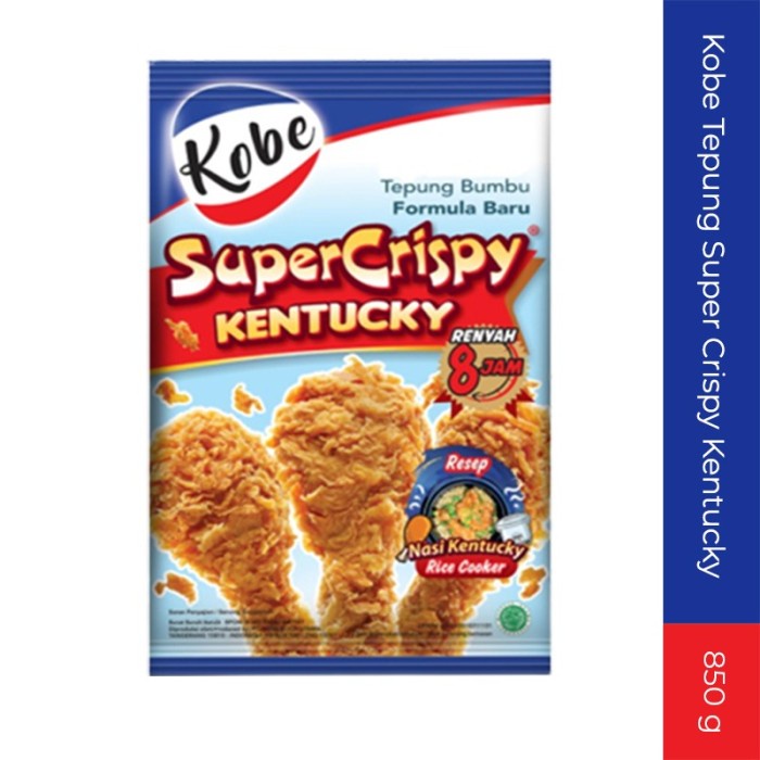 

KOBE Tepung Bumbu Super Crispy Kenyucky 850gr