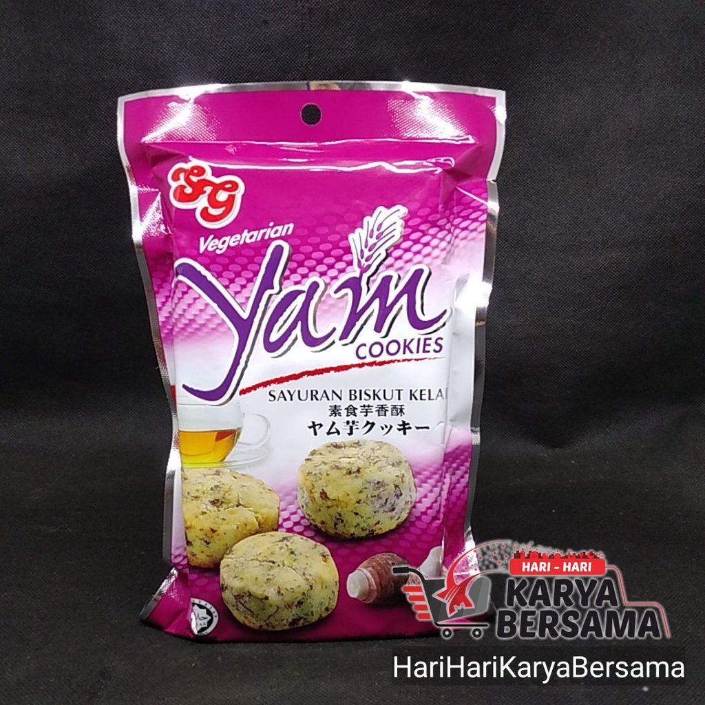 

BISKUIT SG VEGETARIAN YAM COOKIES SAYURAN BISKUT KELADI 150GR