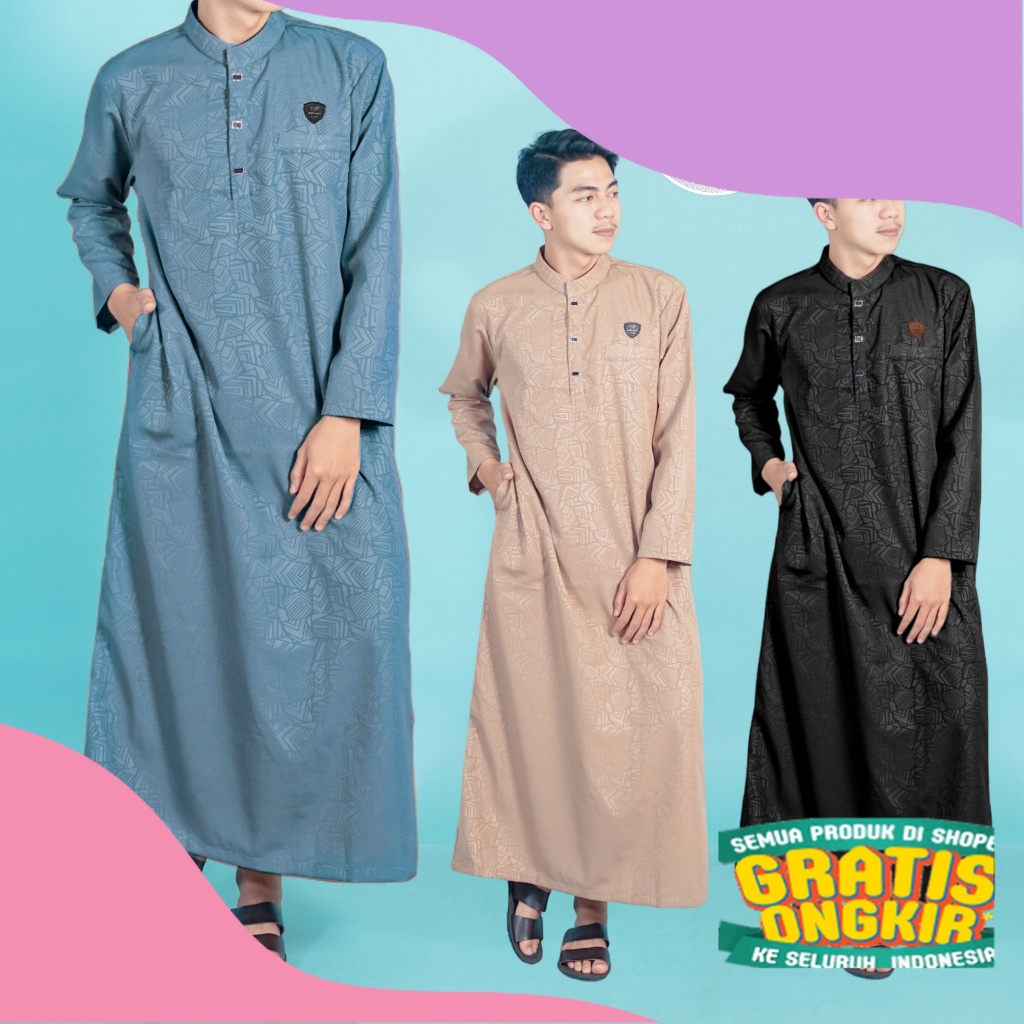 AS-SULTAN/JUBAH PRIA DEWASA EMBOS PREMIUM/GAMIS LAKI LAKI/BAJU KOKO EMBOS/ Bigsize jumbo
