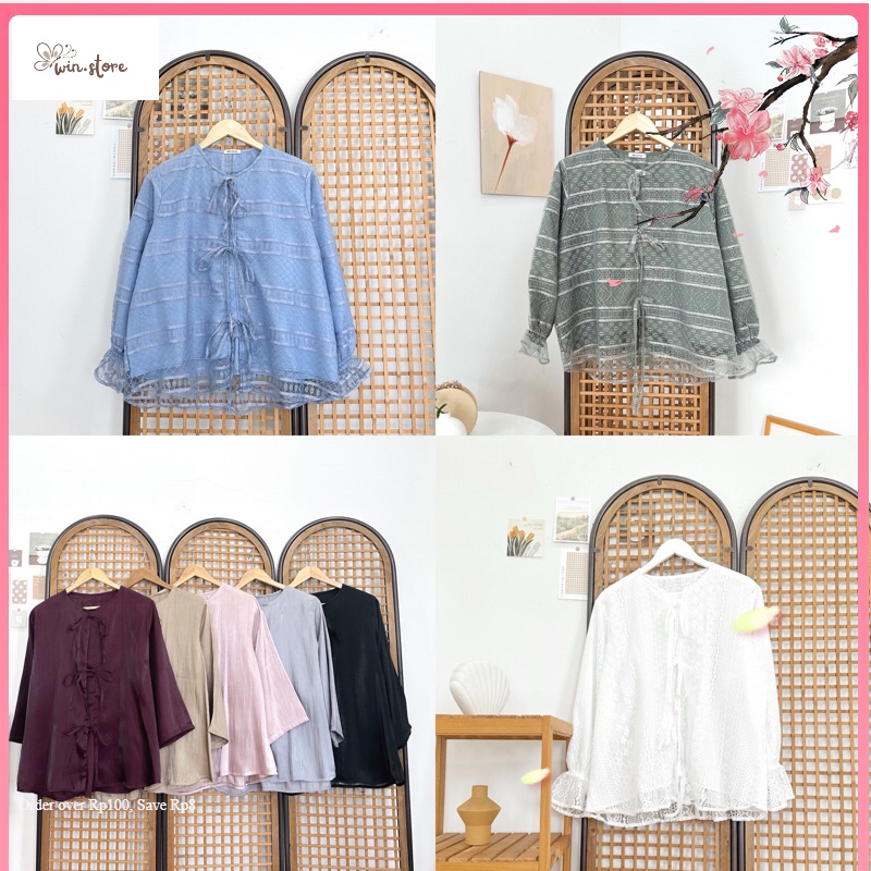 Kemeja Blouse Terbaru / LOCANA LABEL MAPLE BLOUSE