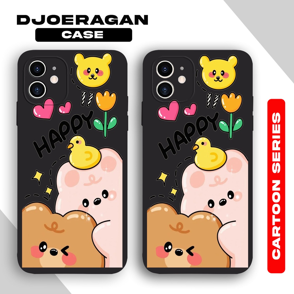 Softcase Infinix Smart 7 5 6 Hot 10 Hot10Play Hot9Play Note12 DJ010 Happy Momen Kartun Anime Casing 
