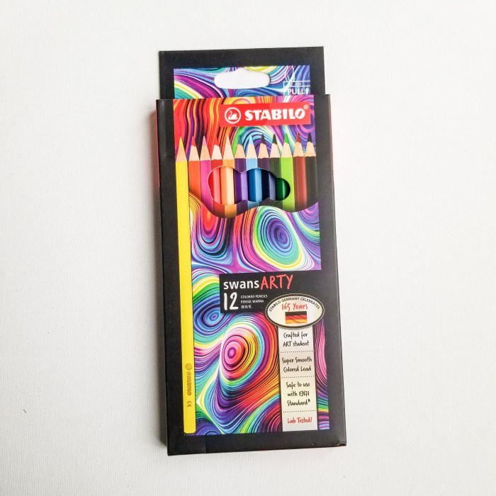 

Pensil Warna Stabilo Swans ARTY 12/24/36/48 | Pensil Warna - 12c ARTSY