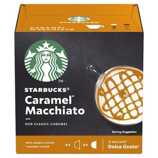 

Nescafe Dolce Gusto NDG Starbucks Caramel Macchiato Coffee Capsule