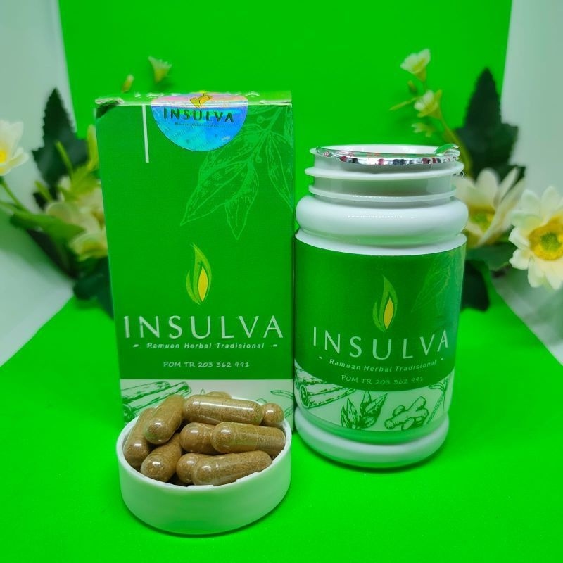 INSULVA ASLI 100% ORIGINAL HERBAL DIABETES OBAT UNTUK KENCING MANIS