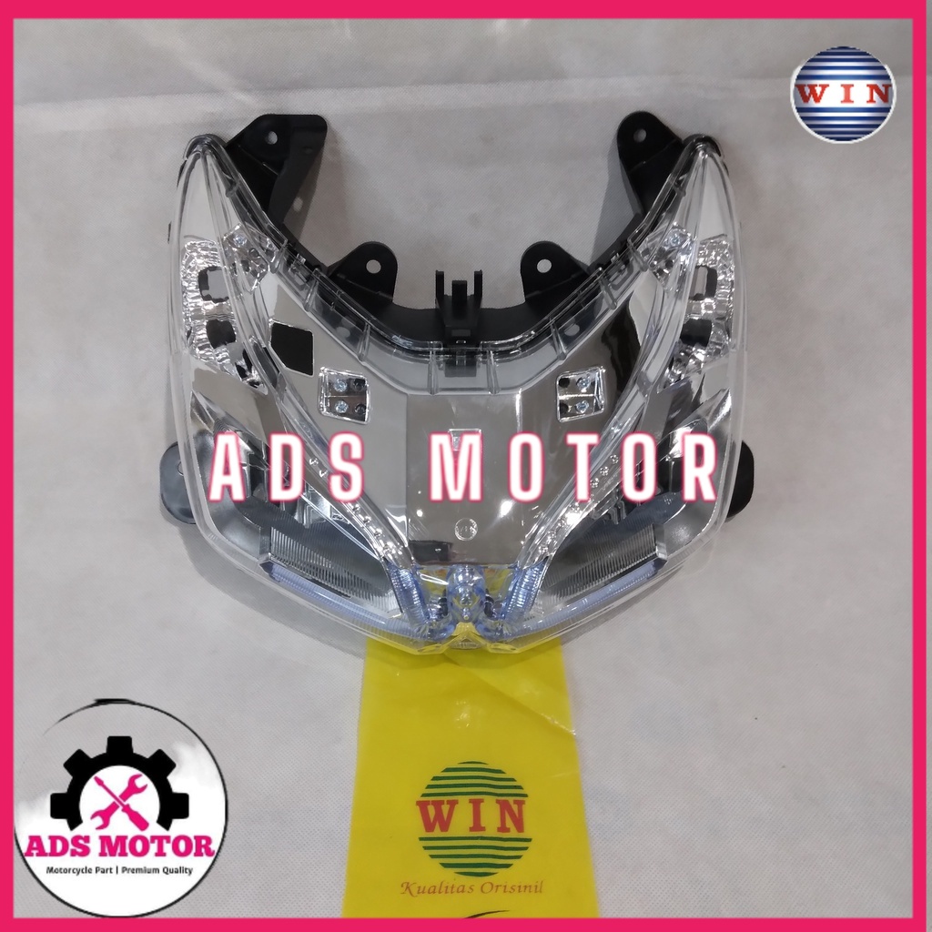Lampu Depan Vario 110 FI ESP 2012 2013 2014 + LED | reflektor head lamp WIN | headlight senja motor 