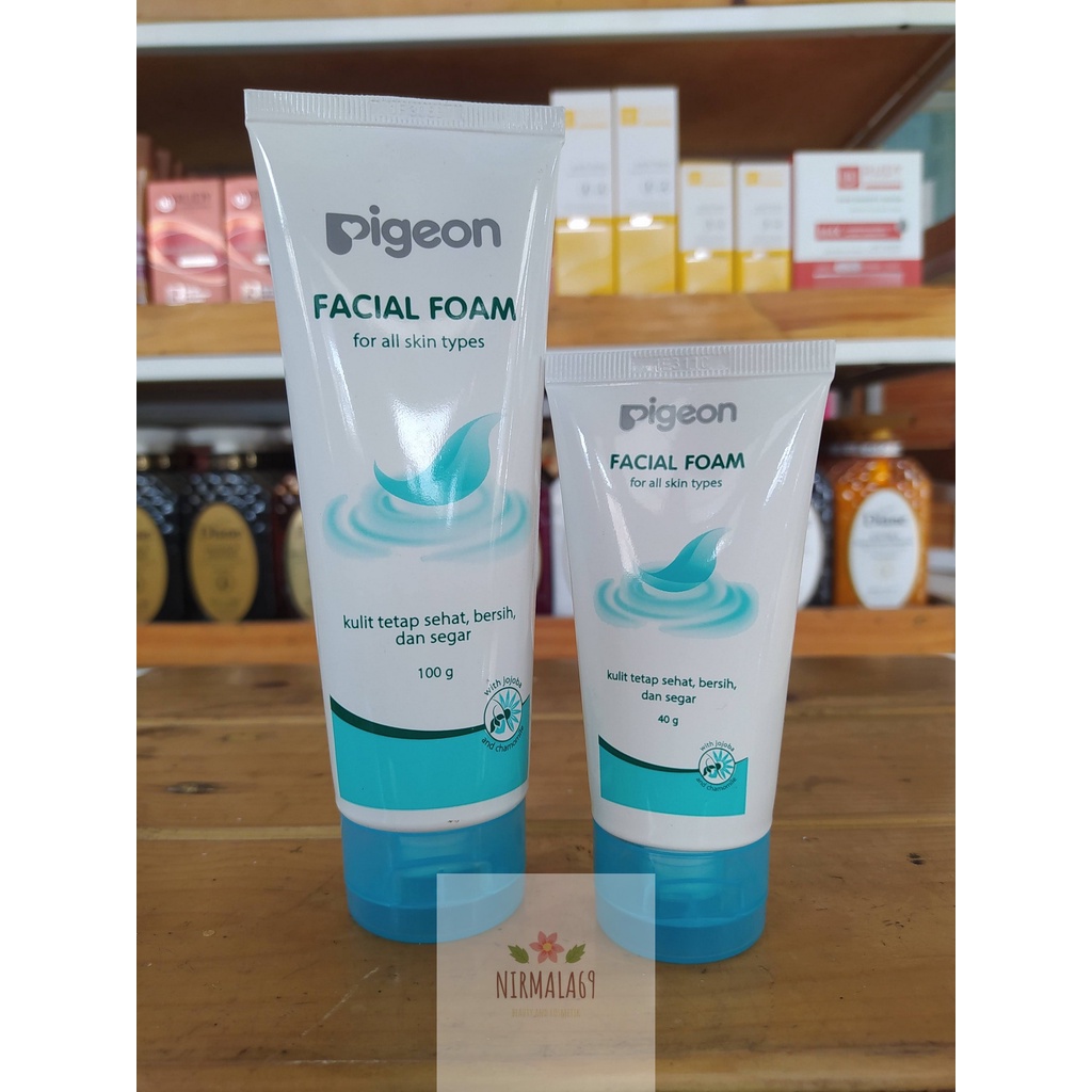 Pigeon Facial Foam For All Skin Types 100gr & 40gr/sabun pencuci wajah/face wash semua jenis kulit/p