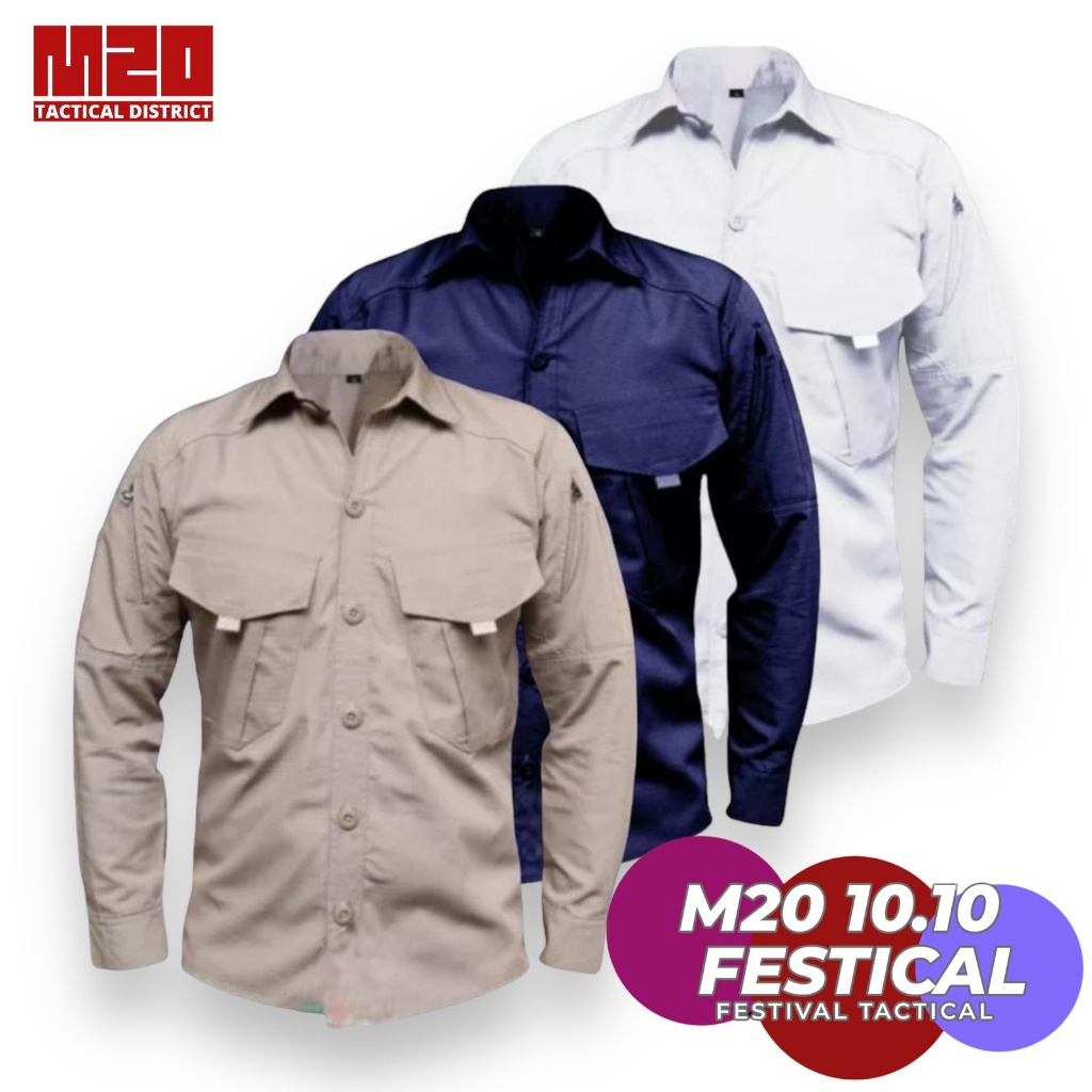 Kitanica Series - Kemeja Tactical Lapangan Pdl Outdoor Lengan Panjang - KITANICA PANJANG