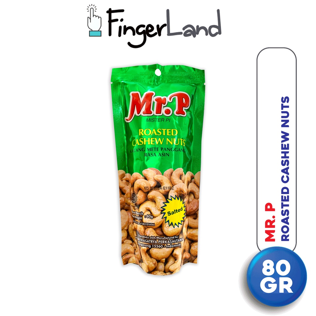 

MR. P Salted Cashew Nuts 80 Gr Kacang Mete Asin