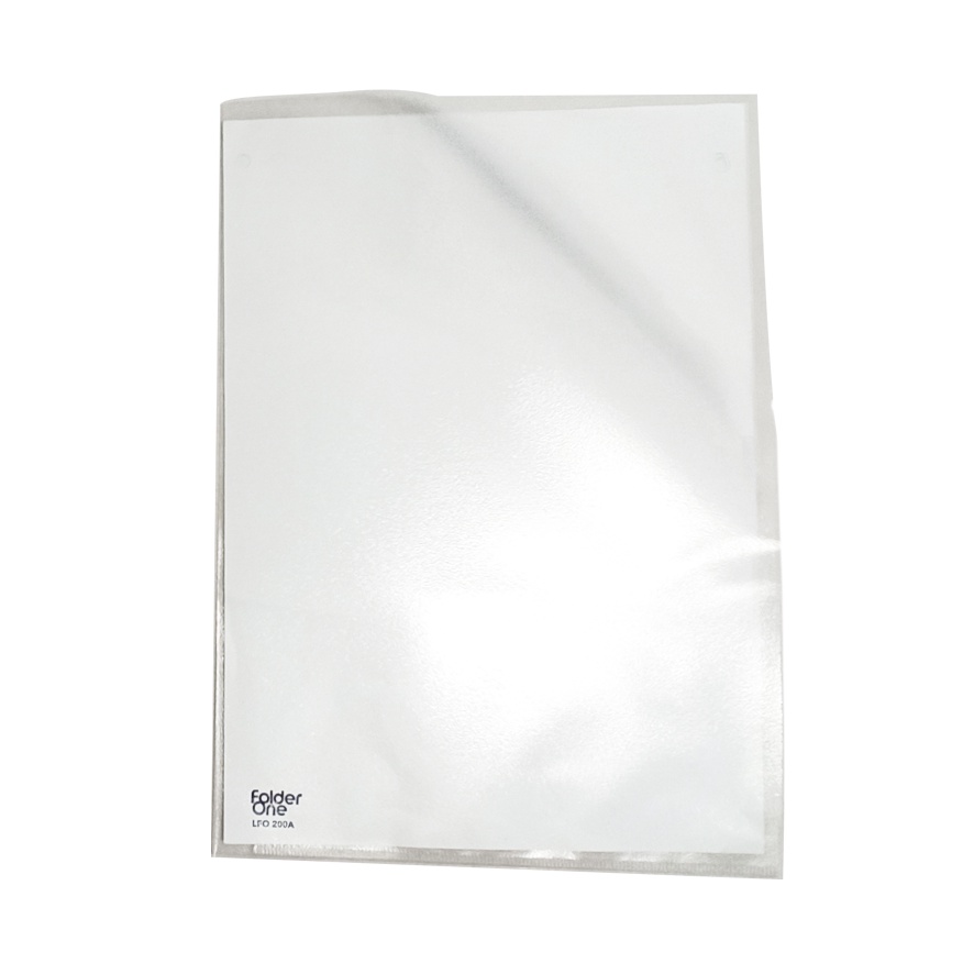 

MY FOLDER - Map L Kulit Jeruk Bening Clear Sleeve Holder A4 CPP - Lusin