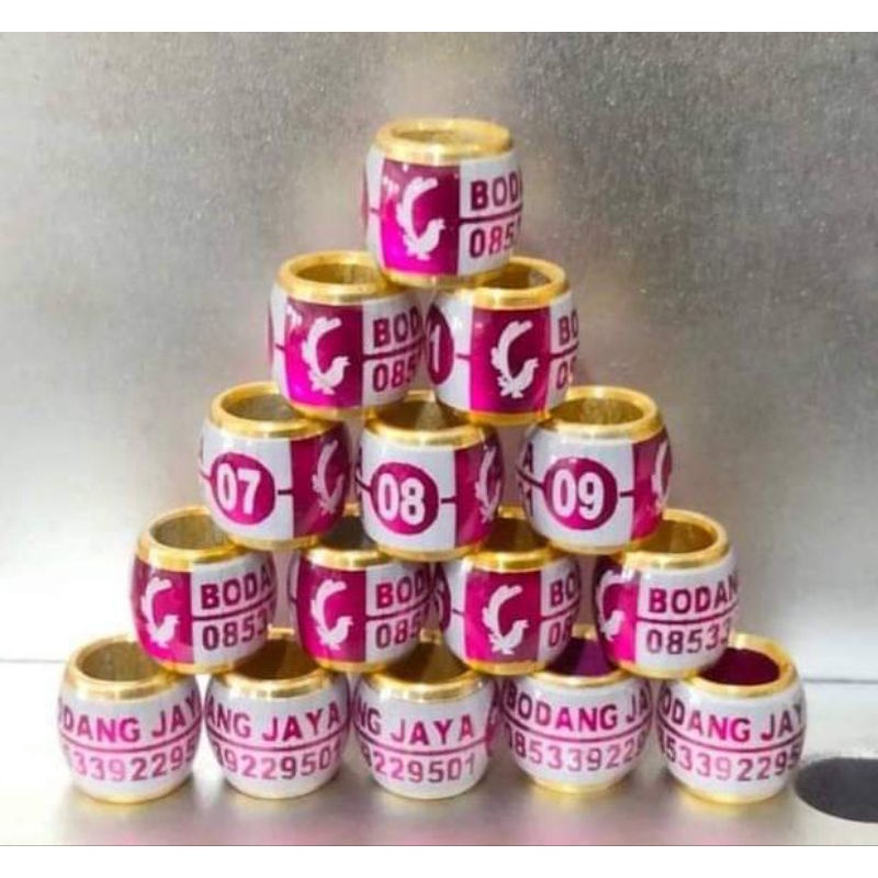 RING LASER/RING BURUNG MODEL TERBARU/RING DONAT/RING MATA KUCING/RING MURAI/RING LOVEBIRD/RING KENAR