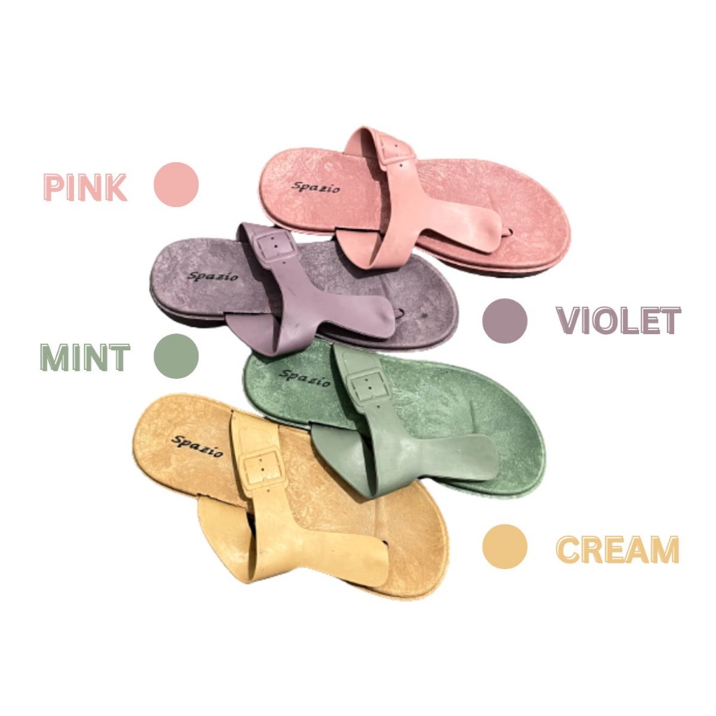 Sandal Selop Wanita / Sandal Jelly Wanita Permukaan Glossy