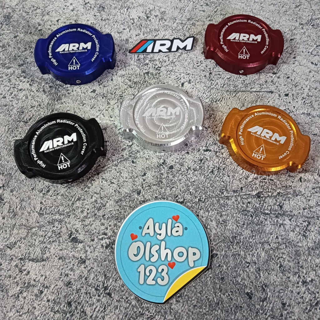 RADIATOR CAP TUTUP RADIATOR ARM FULL CNC NMAX AEROX PCX VARIO CBR / CAP TUTUP RADIATOR ARM