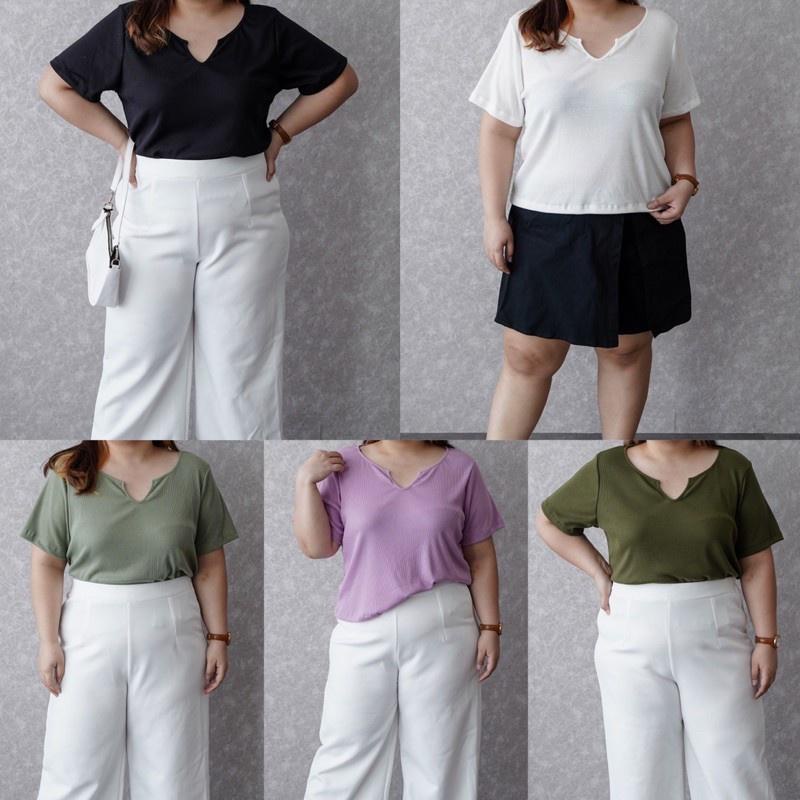 CALLA TOP - Bigsize Big Size  Blouse  Baju  Atasan  Jumbo LD 115-150
