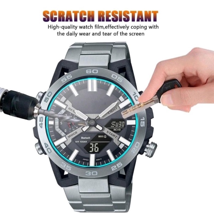 nnn tempered glass for CASIO EDIFICE ECB2000 ECB-2000 ECB 2000 anti gores jam tangan TG pelindung la