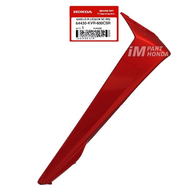 64430-KVR-600CSR Cover Sayap Luar Kanan Revo 100 Merah Marun Maron