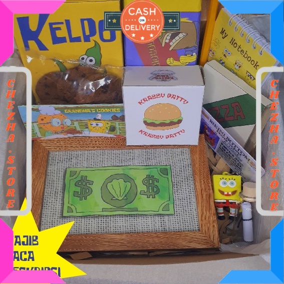 

BINGKISAN KADO ULTAH PASANGAN PACAR ISTRI MANTAN ISIAN MINI DAN BESAR / [11 items in 1 box!] The Secret Box Spongebob Squarepants from @byy.caya / Gift box / Hampers hadiah / Kado anak cewek cowok birthday / BONUS GIFT CRAD UCAPAN