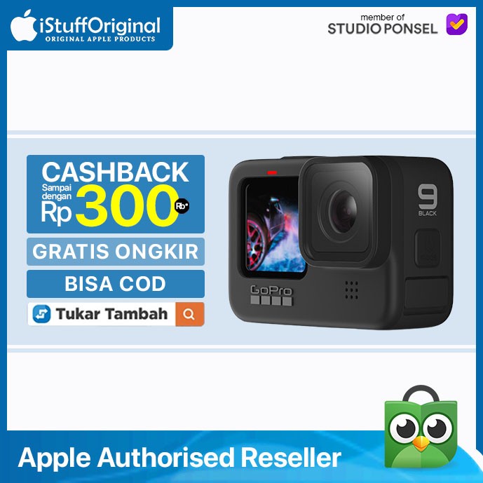 GoPro Hero 9 5K Black 2020 Garansi Resmi TAM bukan GO PRO MAX 8 - INTER