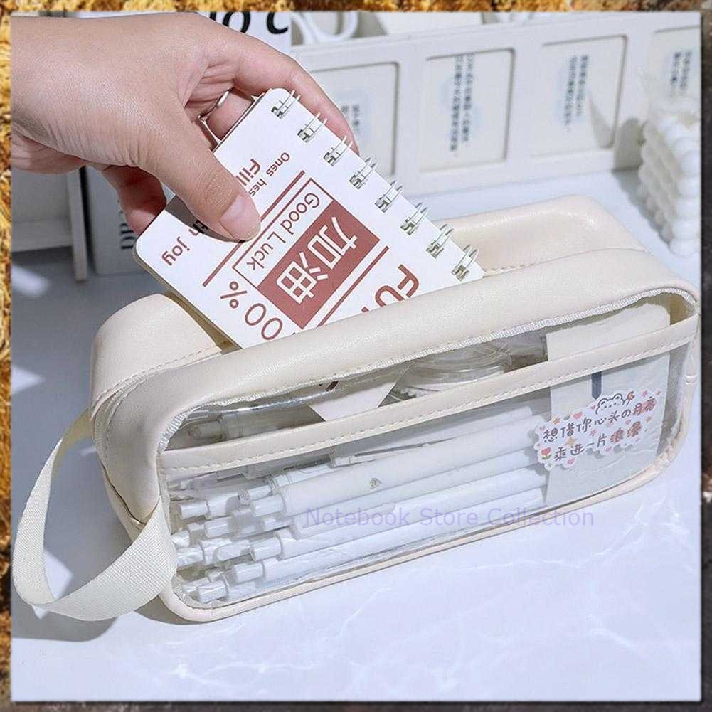 

Notebook Store Collection Tempat Pensil Pulpen Pecil Case Pouch School Stationery Visible