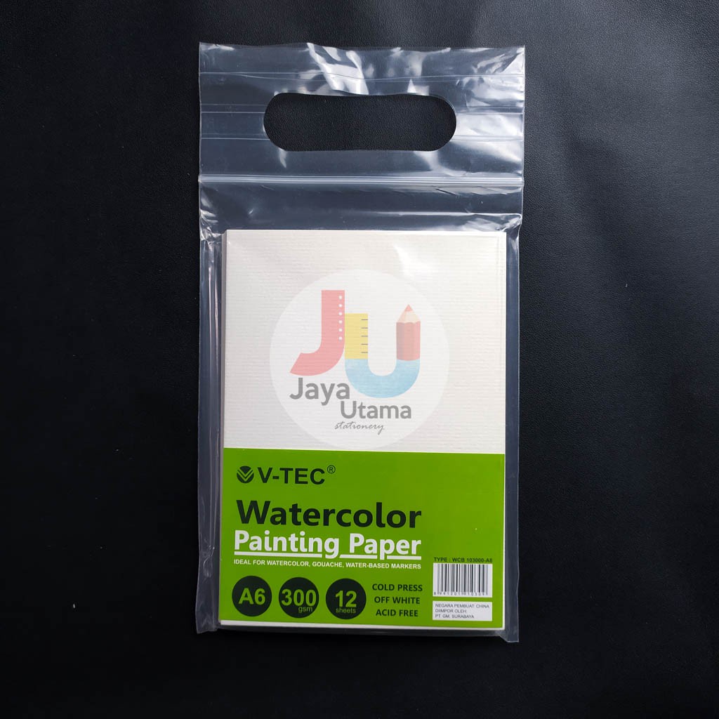 

V-tec Water color Paper A6 300 GSM Kertas Lukis