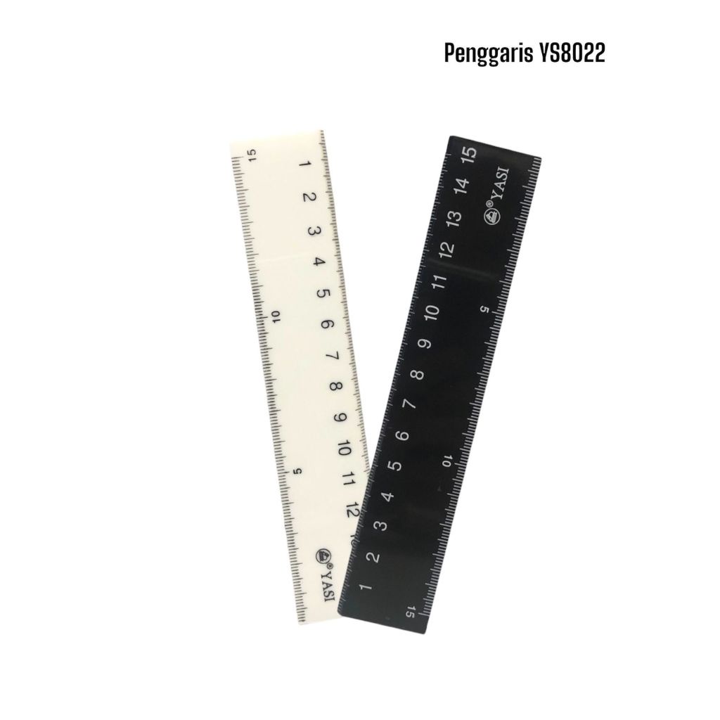 

Penggaris Impor 15 cm YS-8022 YASI Mistar Alat Tulis Sekolah Ruler - Satuan SHESB