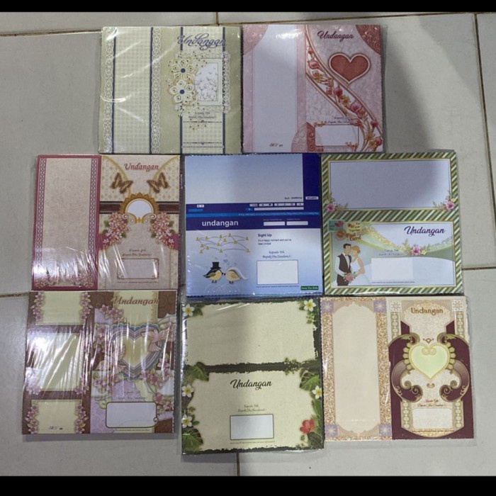 Undangan Nikah Tulis Tangan / Undangan Pernikahan Murah Tulis Sendiri