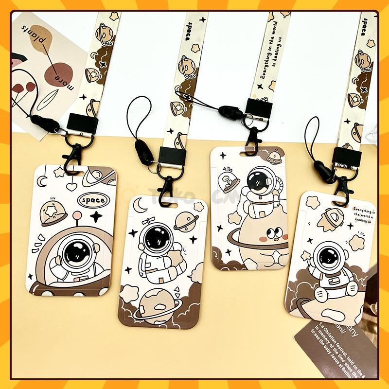 

⭐Toko CM⭐ Tali Lanyard Id Card Name Tag Lanyard Gantungan Kartu Motif Kuping Id Card Holder Tempat Kartu Id Card Case Plastik Id Card Bening