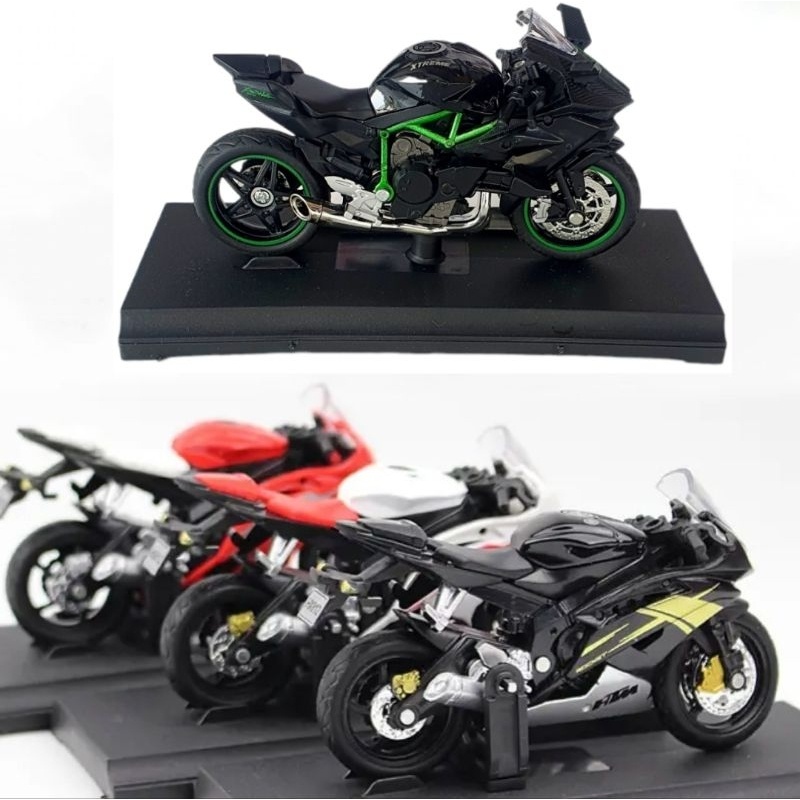 KT56YH DIECAST MOTOR BALAP GP KAWASAKI / DIECAST MOTOR BALAP SPORT DUCATI / DIECAST MOTOR GP YAMAHA 