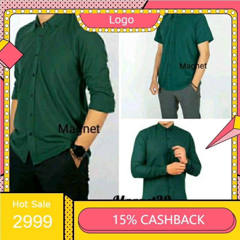 KEMEJA IJO BOTOL/KEMEJA HIJAU BOTOL KEMEJA POLOS HIJAU BOTOL PRIA_KEMEJA PRIA LENGAN PANJANG/rajawal