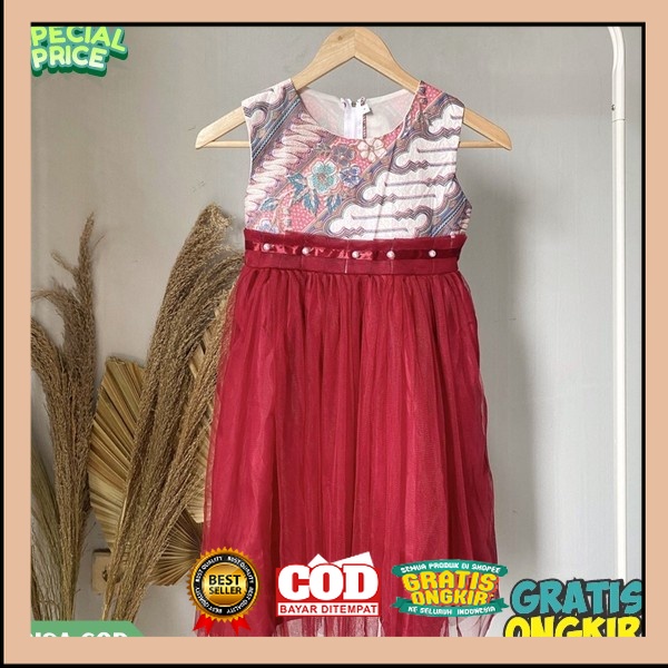 Pakaian Natal Anak Cewek Dress Party Snak Kecil Dres Nstal 1-9 Tahun Drea Import Anaj Perempuan Baju