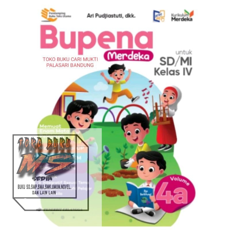 Erlangga Buku Bupena Merdeka Kelas 4A Kurikulum Merdeka