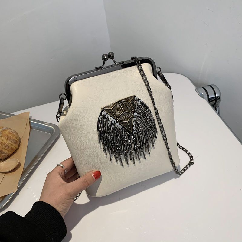 Women's bag chain bag niche design crossbody bag retro shell bag