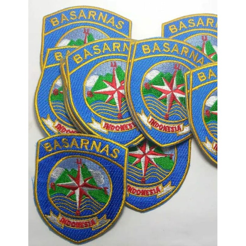 Bordir Logo Basarnas/Emblem  Basarnas/Bet  Basarnas/Bet Bordir Basarnas