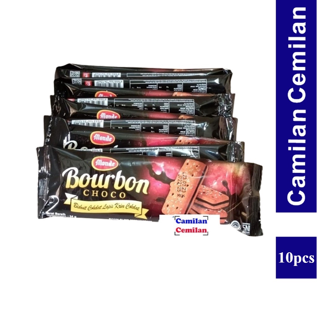 

Monde Bourbon Coklat Mini Biscuit isi 10 pcs x 24 gr