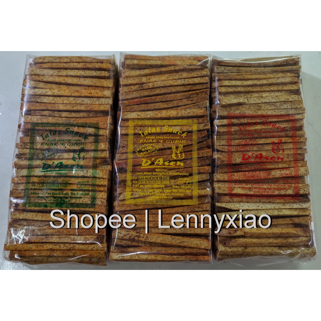 

Snack Talas Asen Susun Jumbo Khas Pontianak - Enak & Gurih 300 Gr
