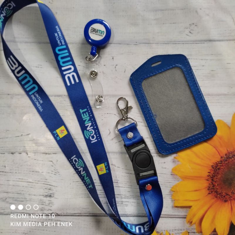 

Tali idcard ICONET PLN BUMN / LANYARD ICONET PLN BUMN IDCARD PRINTING HANDPHONE