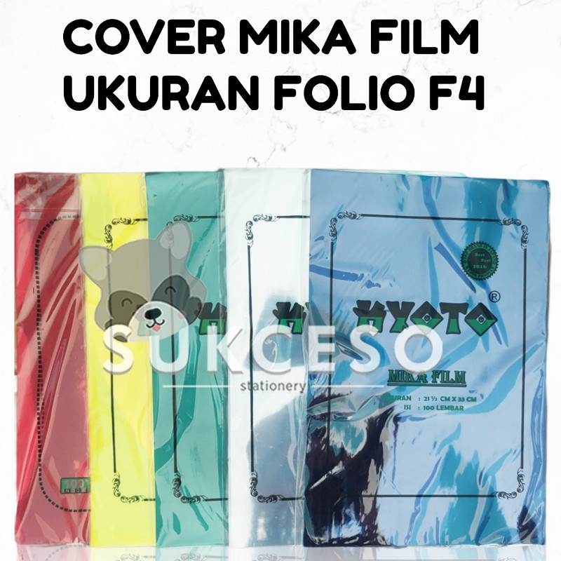 

Mika Jilid Ukuran Folio Varian Warna (PER PAK) ISI 100 LEMBAR