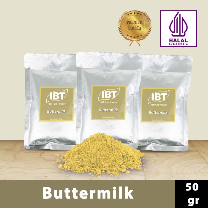 

[Big Sale] Pure Buttermilk Powder Murni Bubuk Import Makanan Kue 50 gr