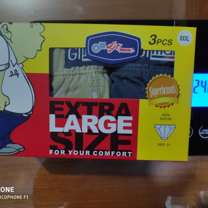 best -Celana dalam Pria Gt man Big size mbs xxxl - XXL
