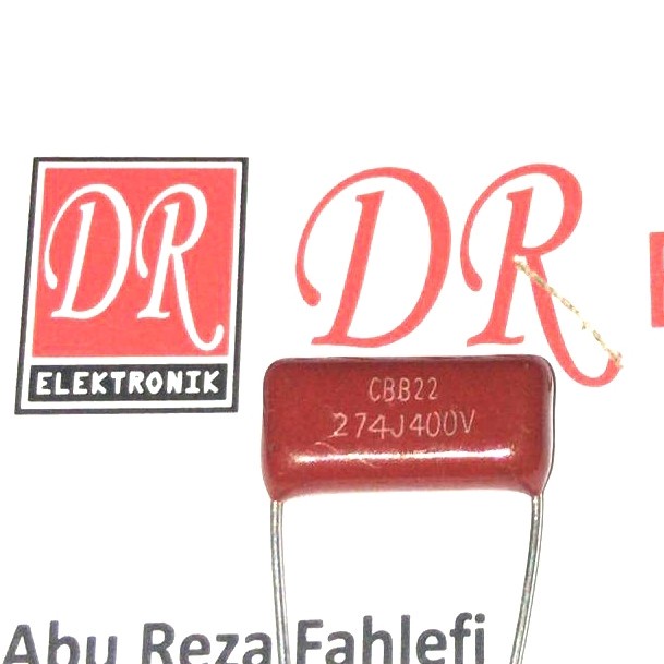 Milar 274j 274 270nF 400 volt 400v Kapasitor Capasitor CBB22 270000pf LA27