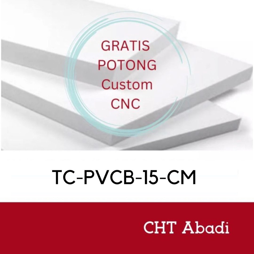 TACO PVC BOARD 15MM custom ukuran (dengan/tanpa lapisan HPL)