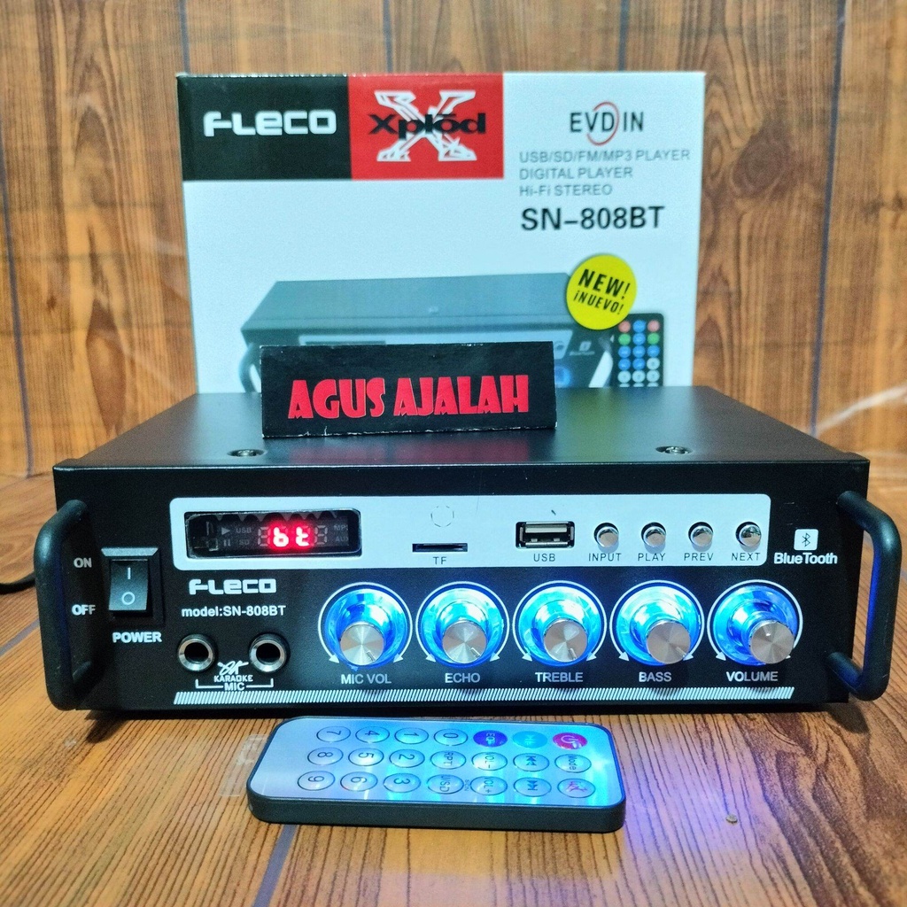 Audio Power Amplifier bluetooth Karaoke 600 Watt Ak808 subwoofer aktif digital LED bluetooth 2000watt 8809 wireless gmc niko kimiso jeremy shop