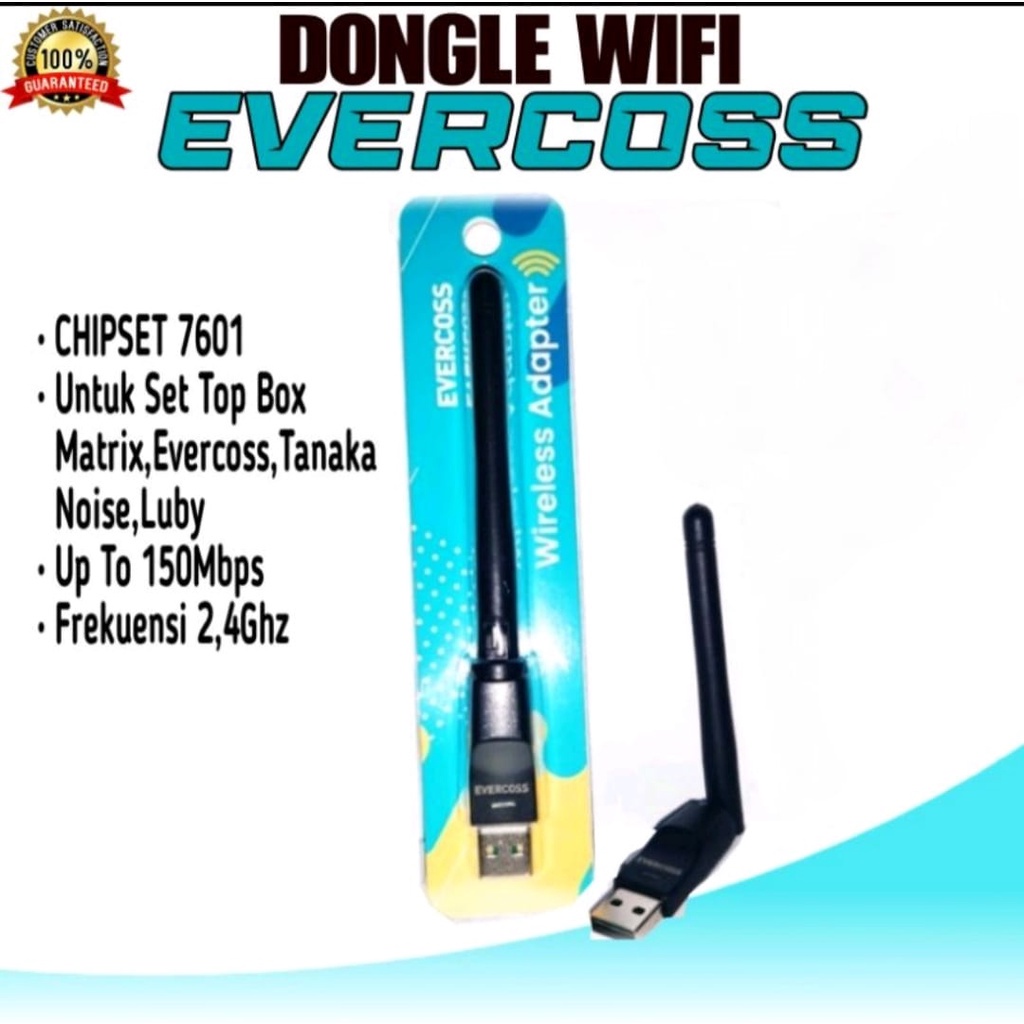 Dongle WIFI Set top box evercoss / Evercoss Wifi dongle WF 1