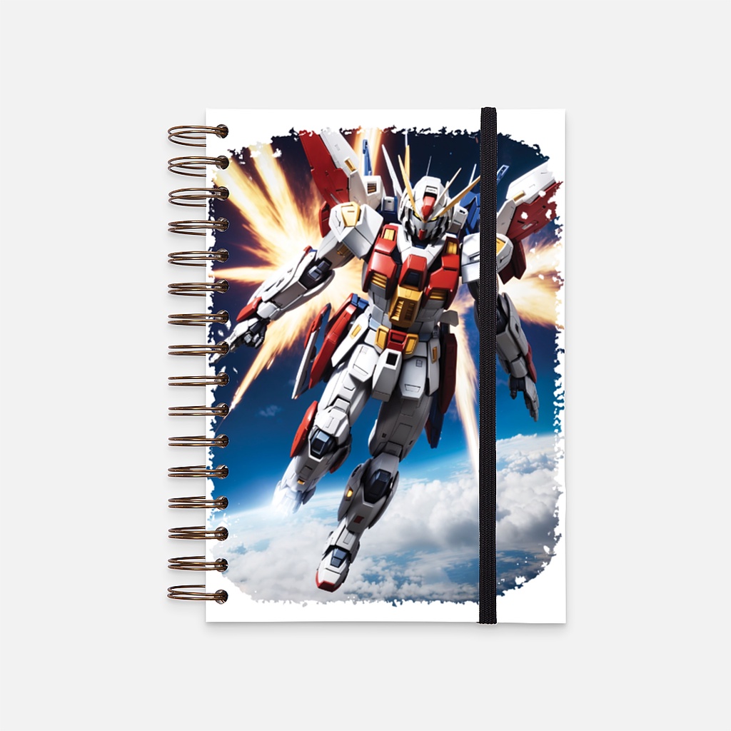 

Hard Cover Notebook Mecha In Action 03